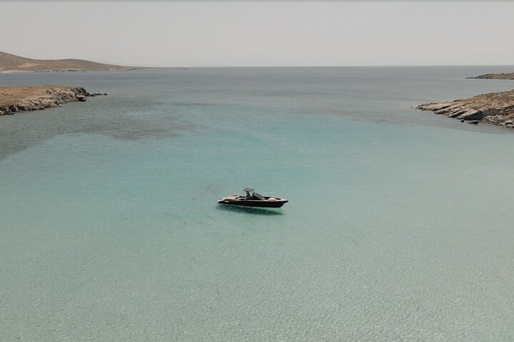 8 hour Private Yacht Cruise in Delos Rhenia Mykonos Skipper 42 - Image 2