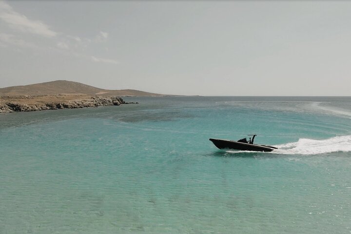 8 hour Private Yacht Cruise in Mykonos Skipper 42 - Image 4