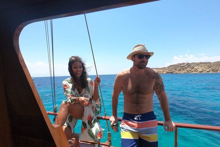 Mykonos Sail Cruise to Delos&Rhenia, BBQ&Drinks, optional Delos Tour & Transfer - Image 5