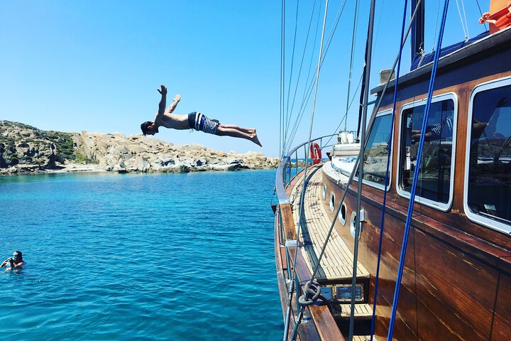 Mykonos Sail Cruise to Delos&Rhenia, BBQ&Drinks, optional Delos Tour & Transfer - Image 4
