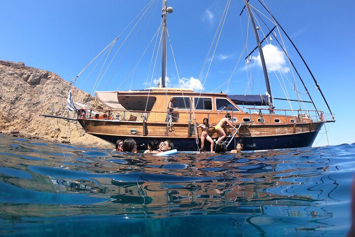 Mykonos Sail Cruise to Delos&Rhenia, BBQ&Drinks, optional Delos Tour & Transfer - Image 2