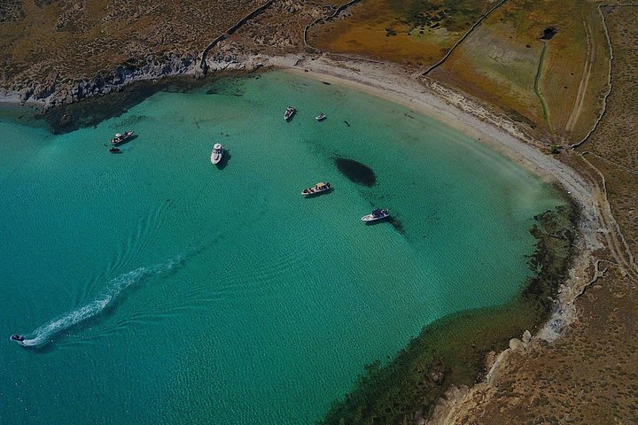 Private Speedboat Cruise from Delos to Rhenia and Mykonos - Image 1