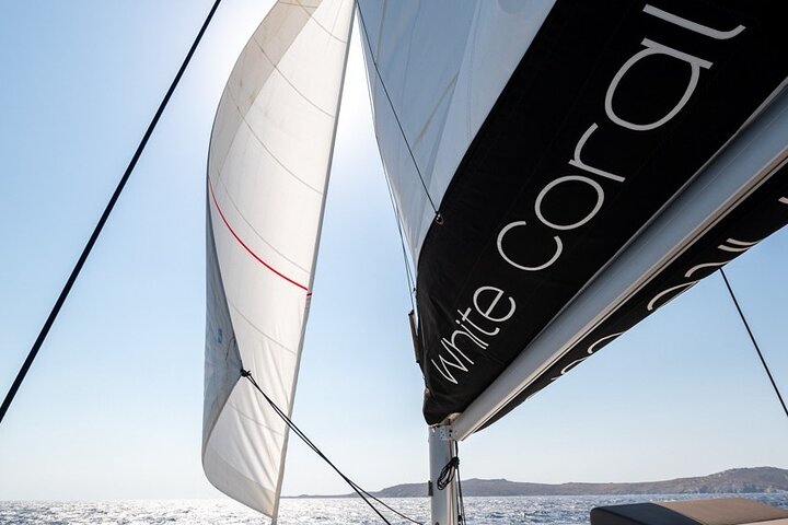 Semi-Private Brand-New Catamaran Cruise in Mykonos with Meal, Drinks & Transport - Image 5