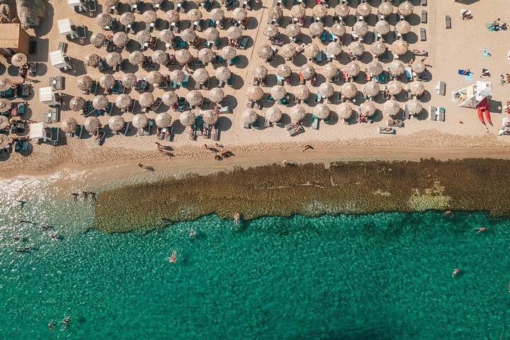 Super Paradise Beach Mykonos Seaside Sunbed (1st row) - Image 1