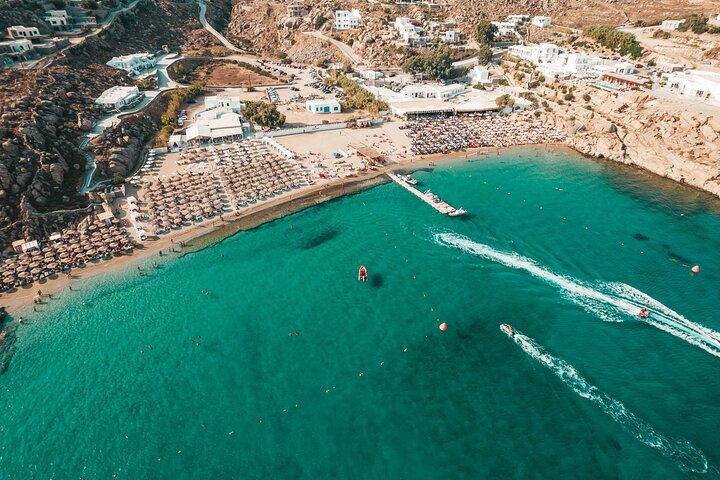 Super Paradise Beach Mykonos Seaside Sunbed (1st row) - Image 2