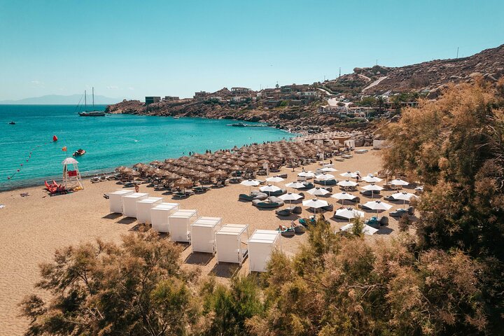 Super Paradise Beach Mykonos Seaside Sunbed (1st row) - Image 3