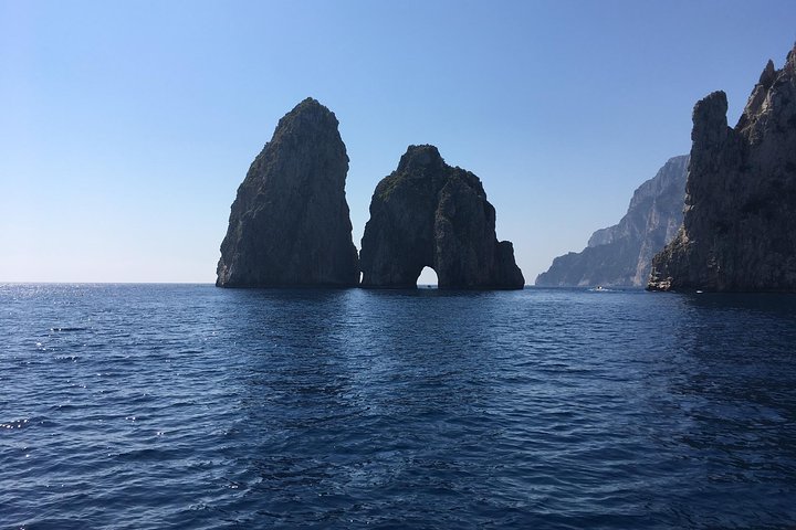 Capri and Blue Grotto by Gozzo Boat and Anacapri from Naples - Image 1