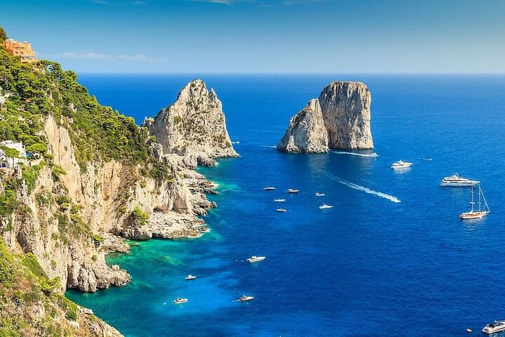Capri Island Guided Boat Tour with Pickup from Naples - Image 1
