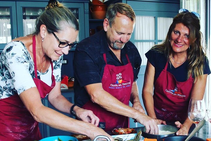 Have a cooking lesson with a local chef at the base of Mt. Vesuvius vineyard - Image 1