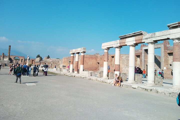 Pompeii SkipTheLine with Lunch&WineTasting from Naples Cruise Port - Image 2