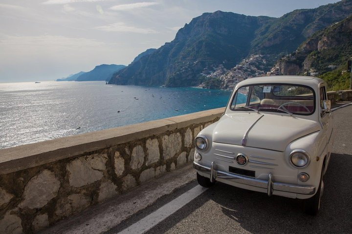 Private Tour: Amalfi Coast Day Trip from Naples by Vintage Fiat 500 or Fiat 600 - Image 1