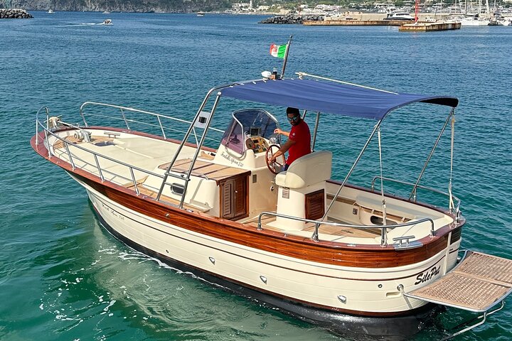 Private Tour of Ischia on Gozzo Fratelli Aprea 750 Open Cruise - Image 1