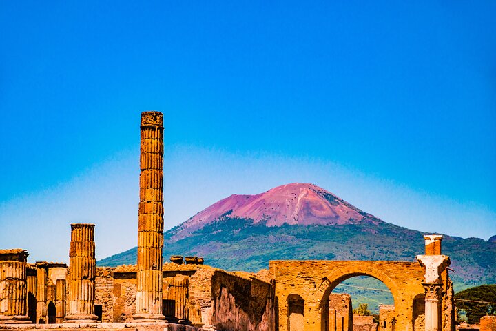 Small-Group Day Tour of Pompeii and Mount Vesuvius from Naples - Image 1