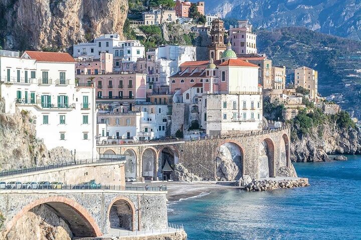 Tour from Naples of the Amalfi Coast with Sorrento or Pompeii - Image 1