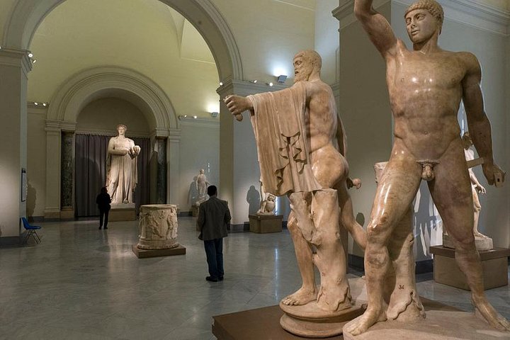 Tour of Pompeii+Herculaneum+National Archaeological Museum of Naples (Full Day) - Image 1