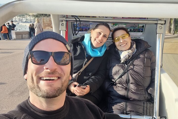 Private tour guide of Nice in electric taxibikes - Image 1