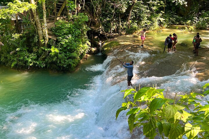 Blue Hole Waterfalls and Bamboo Rafting - Image 5