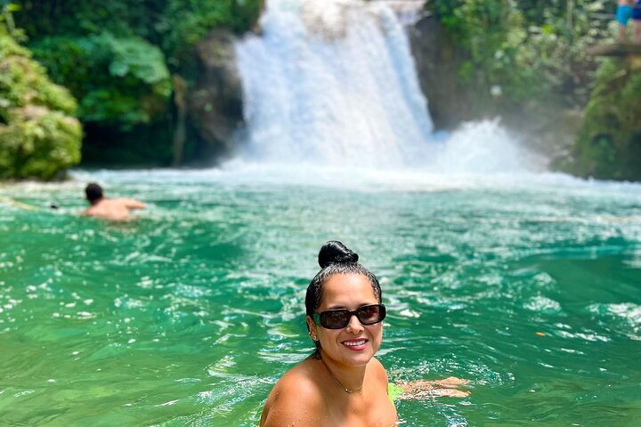 Blue Hole Waterfalls and Bamboo Rafting - Image 3