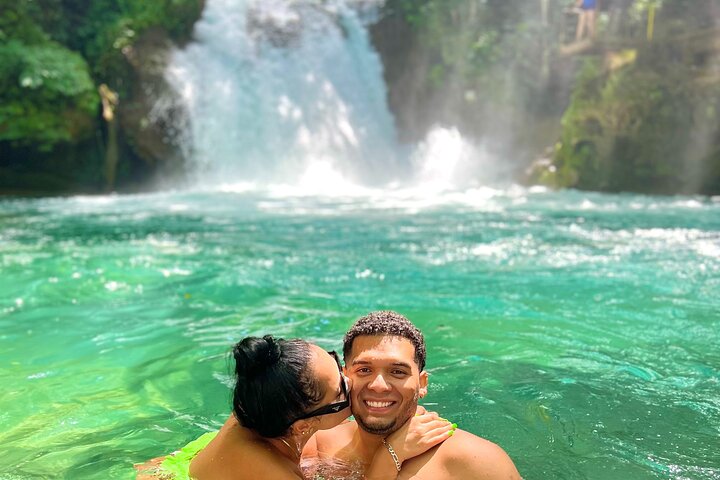 Blue Hole Waterfalls and Bamboo Rafting - Image 2