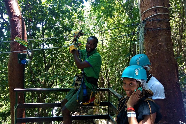 Canopy Zipline & Dunn's River Falls Adventure Tour from Ocho Rios - Image 2