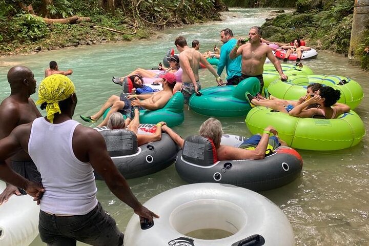 Combo Blue Hole & River Tubing Tour from Ocho Rios - Image 1