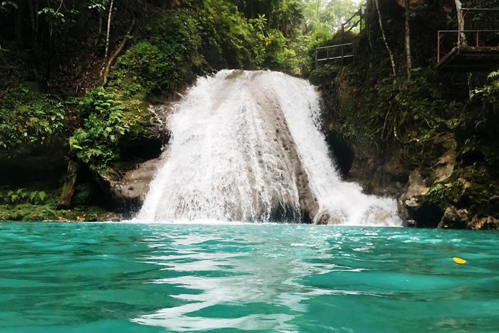 "Explore Scenic Tropical Waterfalls at Blue Hole"  - Image 1