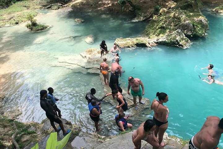 Private Blue Hole, Tubing and River rafting combo from Ocho Rios - Image 1