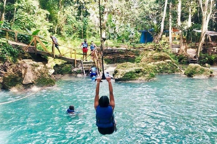 Private Fern Gully, Blue Hole and Bamboo Blu Beach Experience from Ocho Rios - Image 1