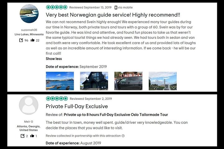 8 hours Full-Day Exclusive Oslo Tailormade Guided Limo Tour - Best Cruise Shore! - Image 4