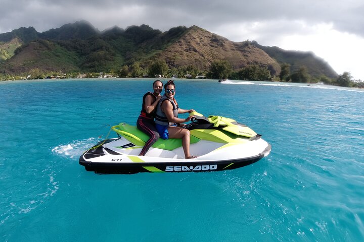 Moorea Solo or Twin Island Tour Jet Ski - Image 1