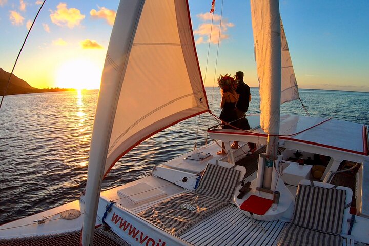 Sunset Cruise : Moorea Sailing on a Catamaran named Taboo - Image 2