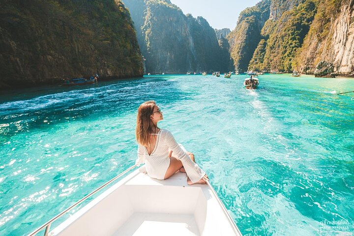 Full Day- Phi Phi Island & Maya Bay Snorkeling in Phuket by Speedboat - Image 2