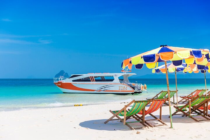 Luxury Speed Catamaran Cruise to Maya Bay and Khai Island - Image 1