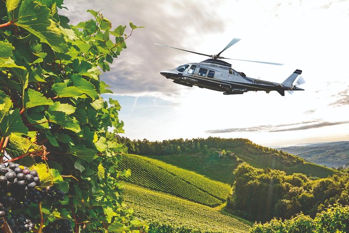 Private Helicopter Wine Tour with Pickup in Italy - Image 1
