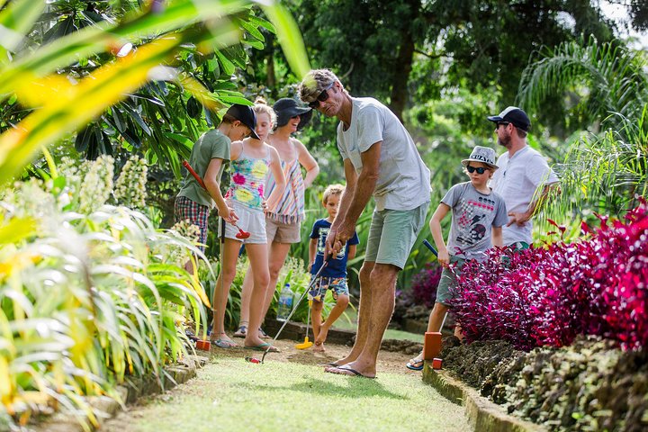 18 Hole Tropical Mini-Golf with swimming in the River, playground access + more - Image 1