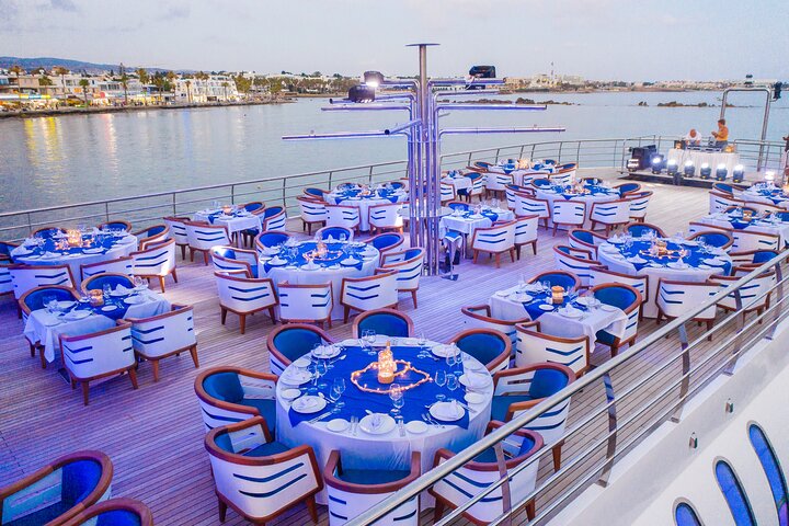 Half Day Private Boat Tour Cyprus Night with Fireworks - Image 3