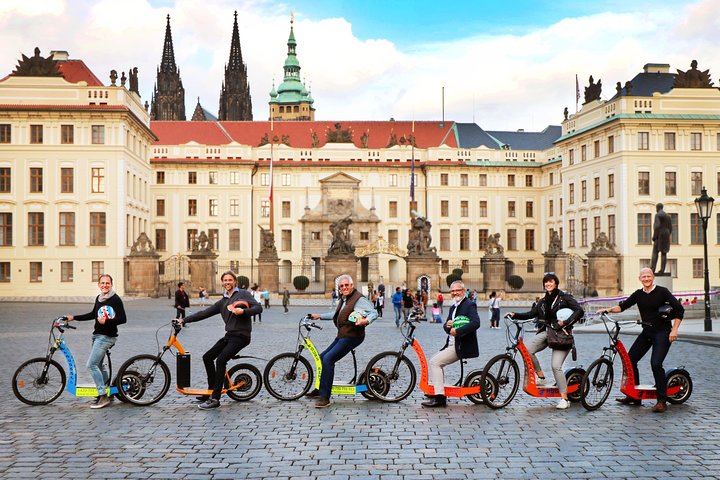 Prague: electric scooter & E-bike live guided tour - Image 1