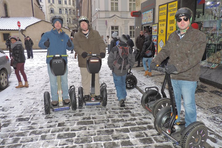 PRIVATE Live-Guided WINTER Segway tour of Prague, 60 min - Image 2
