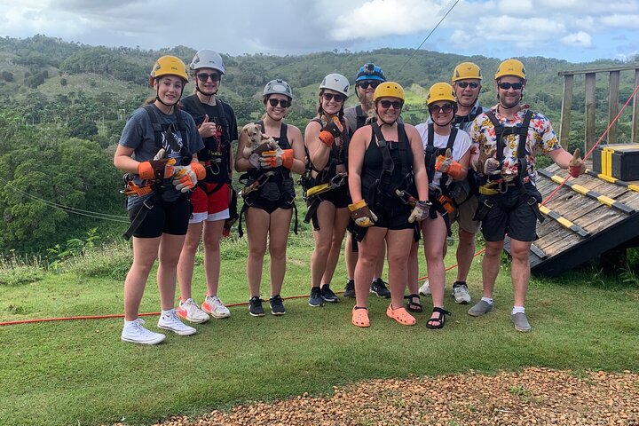 Zip line with 7 waterfall - Image 1