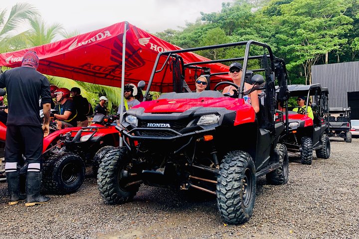 Zip line and ATVs to waterfalls combo tour at rain forest park  - Image 1
