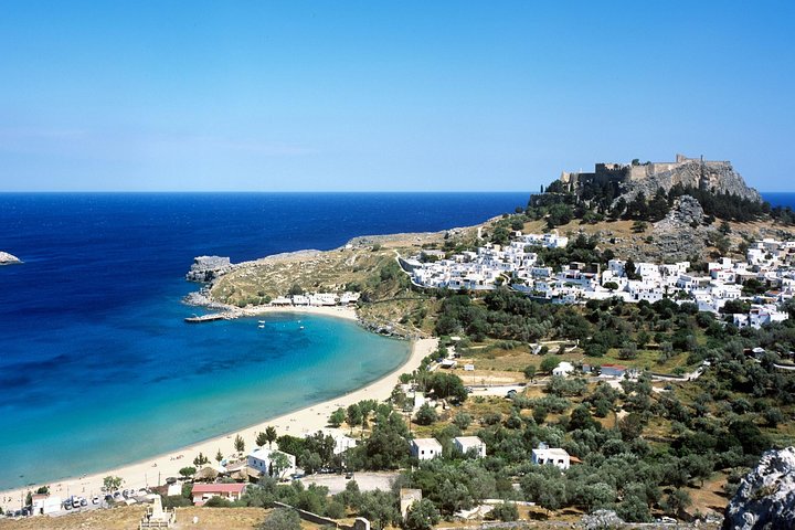 Boat Trip to LINDOS with Swimming Stops at Anthony Quinn's & Tsambika Bays - Image 2