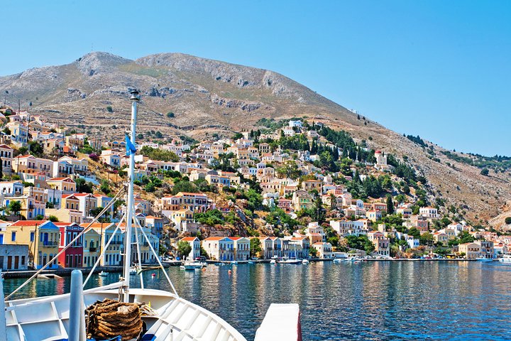 Boat Trip to Symi Island with swimming stop at St George Bay - Image 5