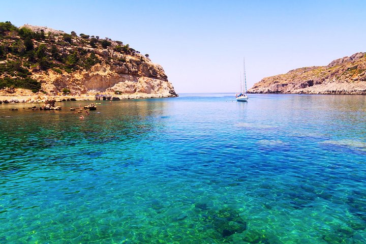 Day Cruise by a Sailing Yacht to the most beautiful bays or Rhodes (Small Group) - Image 5