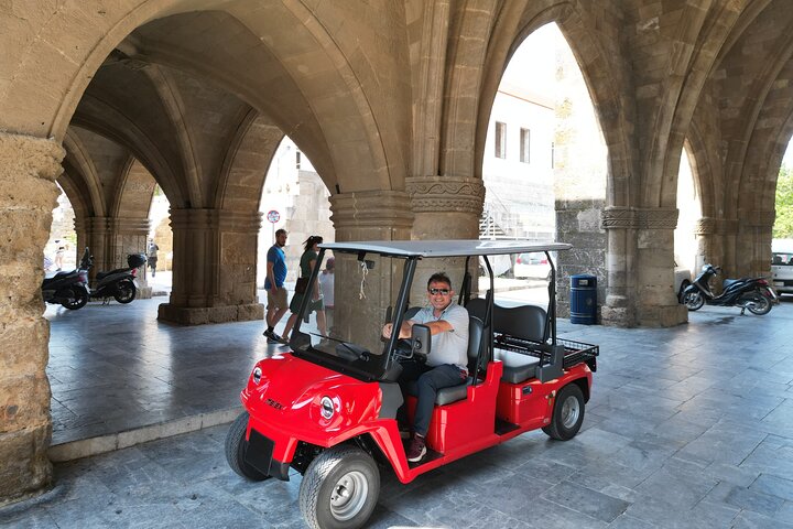Guided Private Golf Cart Tour in Old Town of Rhodes - Image 2