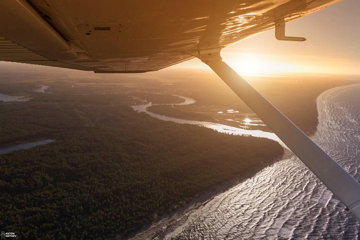 Airplane flight over Riga or Latvia - Image 1
