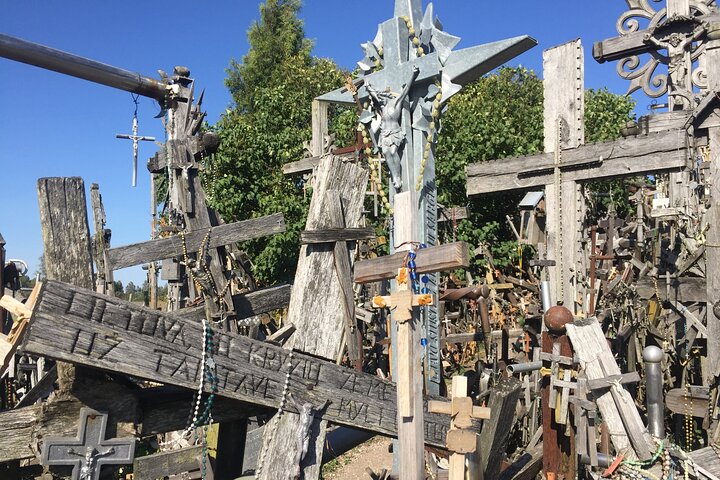 Sunset at the Hill of Crosses - 2 countries the same day!  - Image 4