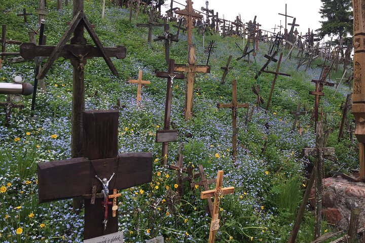 Sunset at the Hill of Crosses - 2 countries the same day!  - Image 2