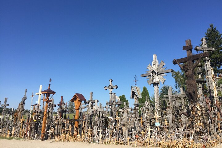 Sunset at the Hill of Crosses - 2 countries the same day!  - Image 5