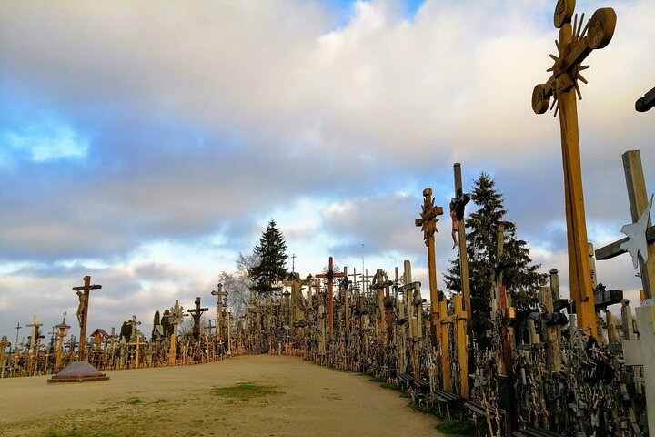 Sunset at the Hill of Crosses - 2 countries the same day!  - Image 1