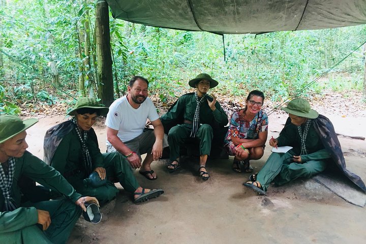 Cuchi Tunnels & Mekong Cruises Full Day Cooking classes BBQ Lunch Group 10pax - Image 1